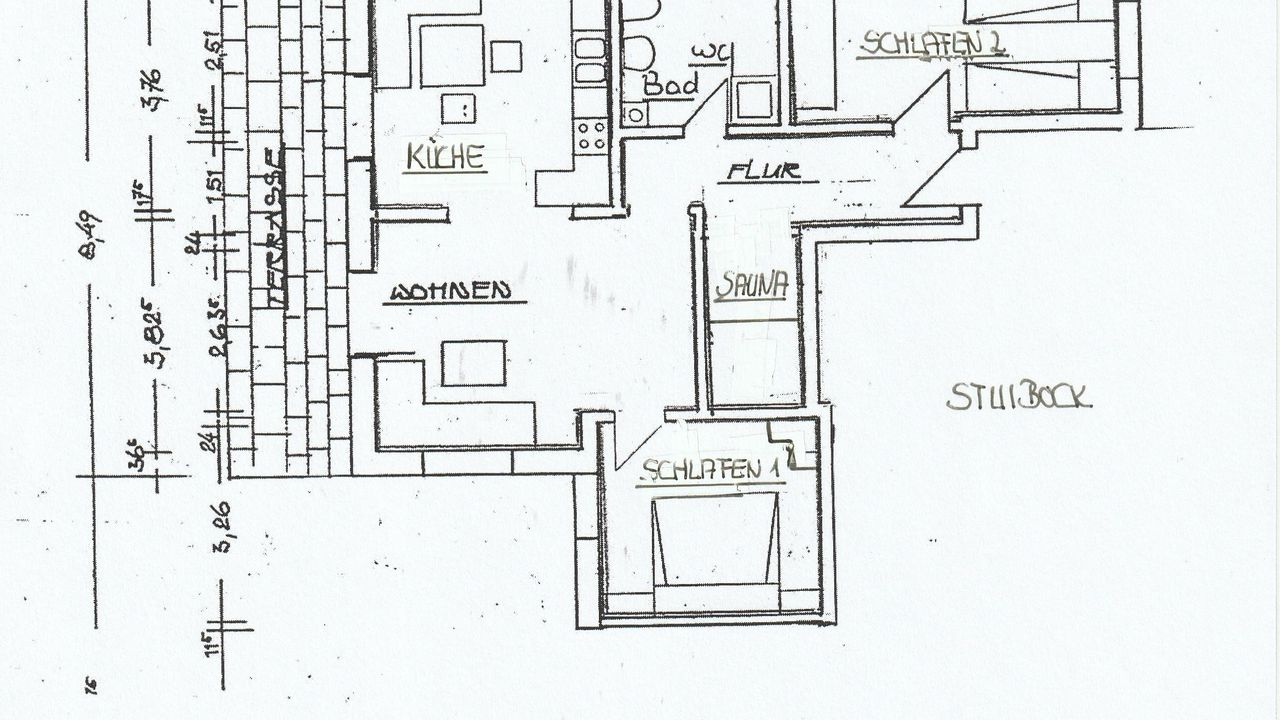 Grundriss Ferienwohnung Stuibock Grundriss Ferienwohnung Stuibock